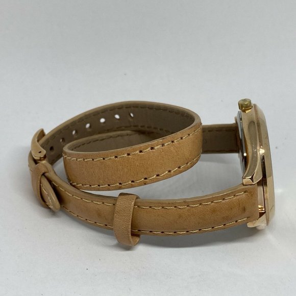 Michael Kors MK4288 Women's Beige Leather Analog S - Picture 12 of 12